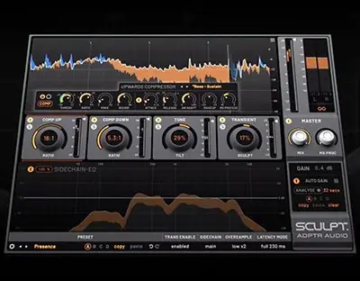 Иконка ADPTR Audio Sculpt 1.0.5 VST, VST3, AAX (x64) [En]