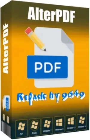 Иконка AlterPDF Pro 6.0 RePack (& Portable) by 9649 [Multi Ru]