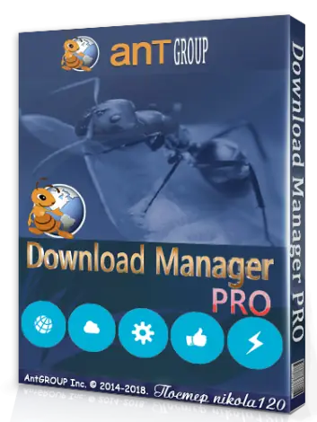 Иконка Ant Download Manager Pro 1.10.2 Build 54254 (2018) РС