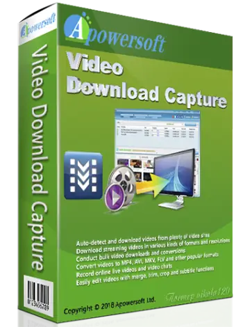 Иконка Apowersoft Video Download Capture 6.4.7 (2018) РС RePack & Portable by elchupacabra
