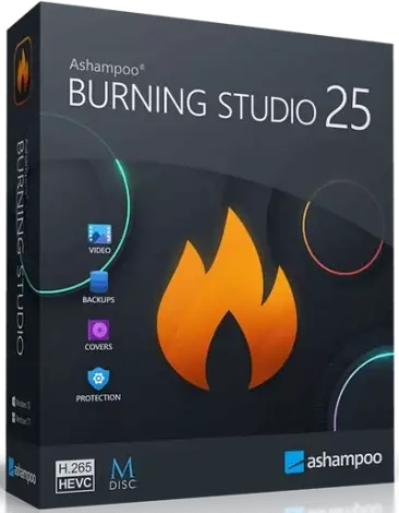 Иконка Ashampoo Burning Studio 25.0.0.7 RePack (& Portable) by elchupacabra [Multi Ru]