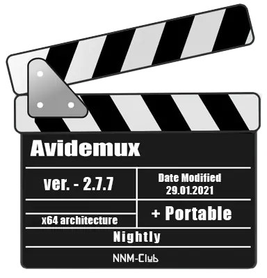 Иконка Avidemux 2.7.7 Nightly + Portable (x64) [Multi Ru]