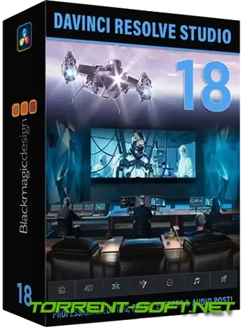 Иконка Blackmagic Design DaVinci Resolve Studio 18.6.2 Build 2 RePack by KpoJIuK [Multi Ru]