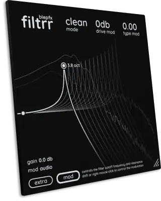 Иконка BlepFX - Filtrr 1.0.0 VST 3, CLAP (x64) [En]