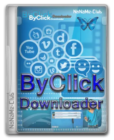 Иконка ByClick Downloader Premium 2.3.23 RePack (& Portable) by elchupacabra [Multi Ru]