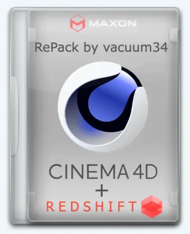 Иконка Cinema 4D 2024.2 + Redshift 3.5.24 RePack by vacuum34 v1.1 [En]
