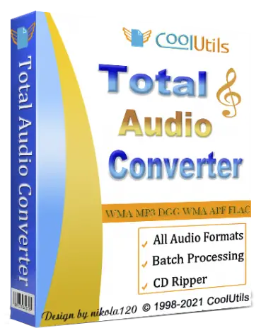 Иконка CoolUtils Total Audio Converter 6.1.0.262 (2022) PC