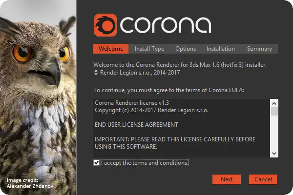 Иконка Corona Renderer 1.6.3 for 3ds Max 2012-2018 (2017) Английский