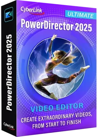 Иконка CyberLink PowerDirector 2025 Ultimate 23.0.1113.0 (x64) [Multi]