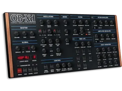 Иконка discoDSP - OB-Xd 3.8.0 STANDALONE, VSTi, VSTi 3 (x64) [En]