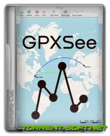 Иконка GPXSee 13.8 [Multi Ru]