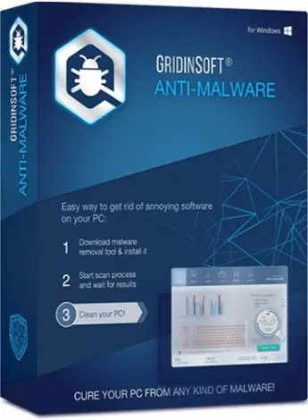 Иконка GridinSoft Anti-Malware 4.1.53.4986 (2020) PC RePack & Portable by 9649