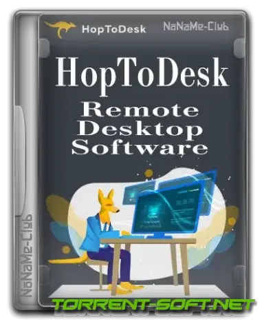 Иконка HopToDesk 1.40.8 + Portable [Multi Ru]