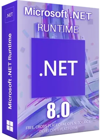 Иконка Microsoft .NET 8.0.7 Runtime [Ru En]
