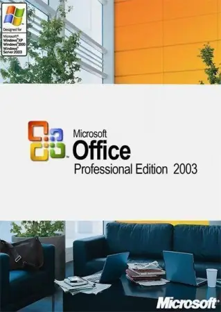 Иконка Microsoft Office Professional 2003 SP3 + обновления на (02.01.2016) Русский