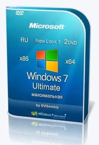 Иконка Microsoft Windows 7 Ultimate Ru x86-x64 SP1 NL3 by OVGorskiy 04.2021 2DVD