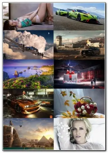 Иконка Обои для рабочего стола - Разное [1920x1080 - 8480x5600] [300шт.] (2017) JPG