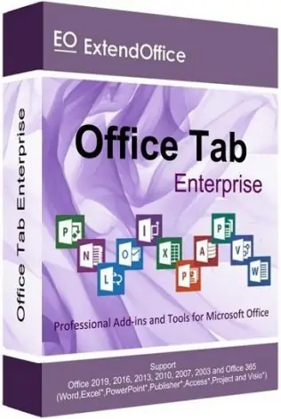 Иконка Office Tab Enterprise 14.50 RePack by KpoJIuK [Multi Ru]