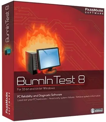 Иконка PassMark BurnInTest Pro 8.1 Build 1023 (2017) Английский