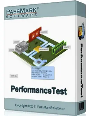 Иконка PassMark PerformanceTest 9.0 Build 1029 (2018) PC RePack & Portable by elchupacabra