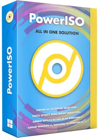 Иконка PowerISO 9.1 RePack by KpoJIuK [Multi Ru]