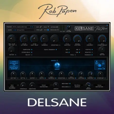 Иконка Rob Papen - DelSane 1.0.1a VST, VST3, AAX (x64) [En]