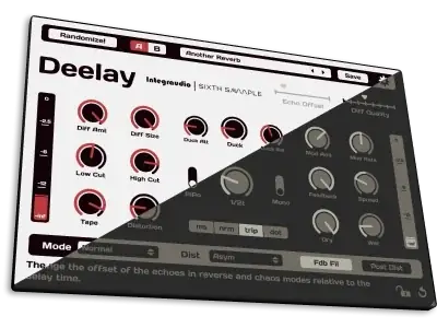Иконка Sixth Sample & Integraudio - Deelay 1.3.1 VST 3, AAX [En]