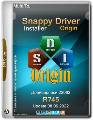 Иконка Snappy Driver Installer Origin R745 Драйверпаки 22.06.2 [Multi Ru]