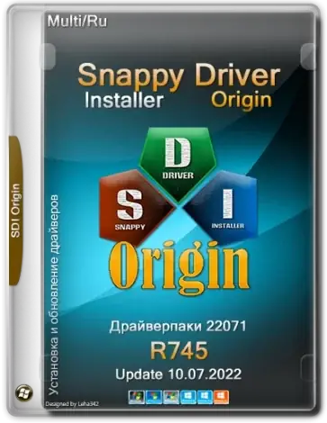 Иконка Snappy Driver Installer Origin R745 Драйверпаки 22.07.1 [Multi Ru]