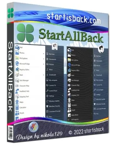 Иконка StartAllBack 3.5.4 StartIsBack++ 2.9.17 (2.9.1) StartIsBack + 1.7.6 RePack by KpoJIuK [Multi Ru]