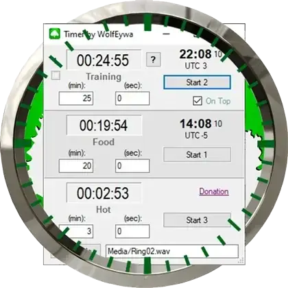 Иконка Timer by WolfEywa 1.1 portable [En]