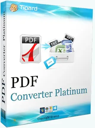Иконка Tipard PDF Converter Platinum 3.3.12 RePack (2017) Русский Английский