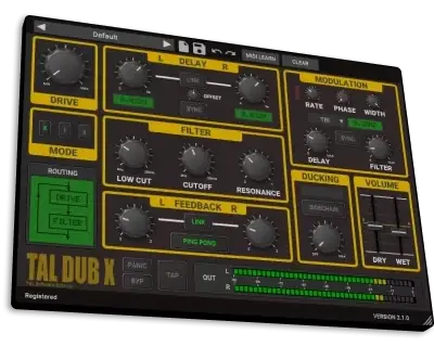 Иконка Togu Audio Line - TAL-Dub-X 2.1.0 VST, VST 3, AAX, CLAP (x64) [En]