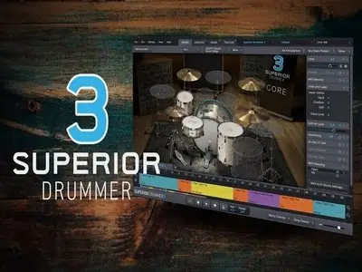 Иконка Toontrack - Superior Drummer 3 v3.2.3 STANDALONE, VSTi, VSTi3, x64 Update RePack by TEAM V.R [En]