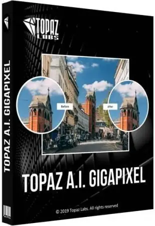 Иконка Topaz A.I. Gigapixel 5.2.1 RePack by KpoJIuK [En]