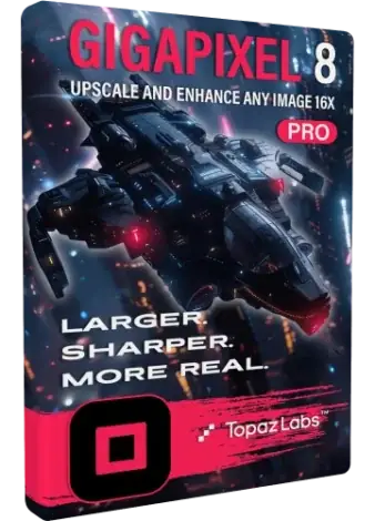 Иконка Topaz Gigapixel AI Pro 8.4.2 RePack by KpoJIuK [En]