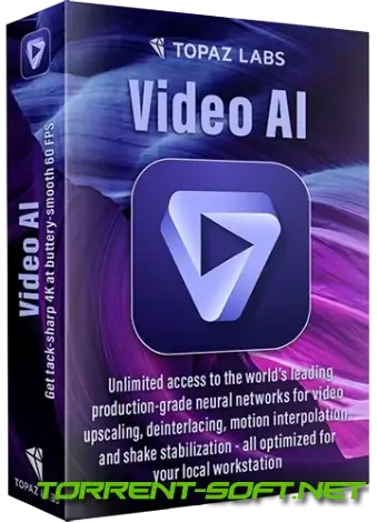 Иконка Topaz Video AI 3.4.2 RePack (& Portable) by elchupacabra [En]