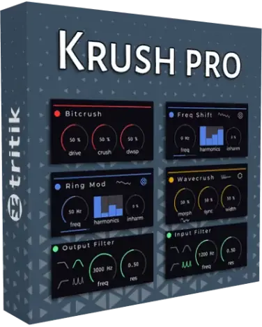 Иконка Tritik - Krush Pro 1.1.1 VST, VST3, AAX (x64) [En]