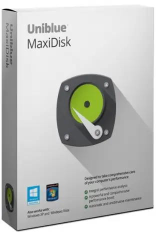 Иконка Uniblue MaxiDisk 1.0.9.3 (2017) Русский