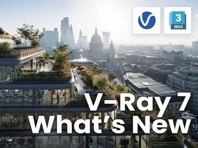 Иконка V-Ray 7.00.02 for 3ds Max 2020-2025 [En]