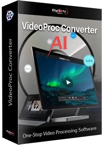 Иконка VideoProc Converter AI 7.2 (x64) RePack (& Portable) by elchupacabra [Multi Ru]