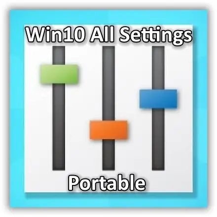 Иконка Win10 All Settings 2.0.3.29 (2021) PC Portable