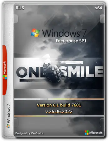Иконка Windows 7 Enterprise SP1 x64 Rus by OneSmiLe [26.06.2022]