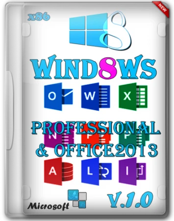 Иконка Windows 8 Professional & Office2013 by Yagd -v1.0 [x86] (2013) Русский