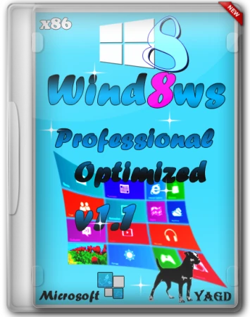 Иконка Windows 8 x86 Professional Optimized v1.1 by Yagd (2013) Русский