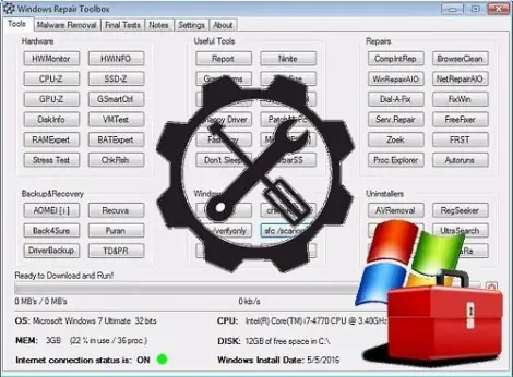 Иконка Windows Repair Toolbox 3.0.3.1 Portable [En]