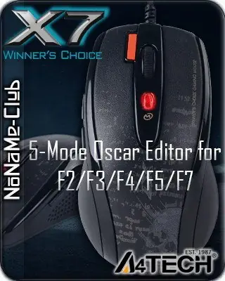 Иконка X7 5-Mode Oscar Editor for F2 F3 F4 F5 F7 mouse V14.03V03 [Multi Ru]