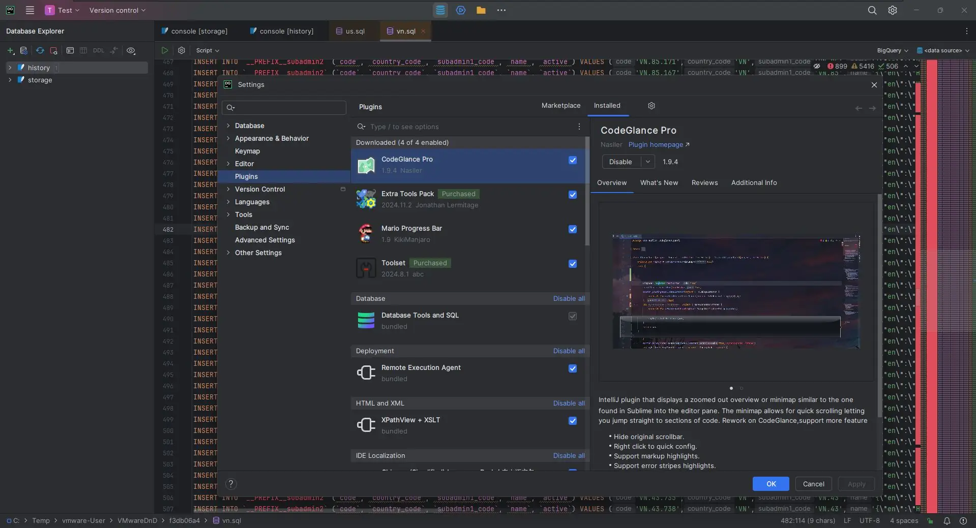 Инсталляция и активация