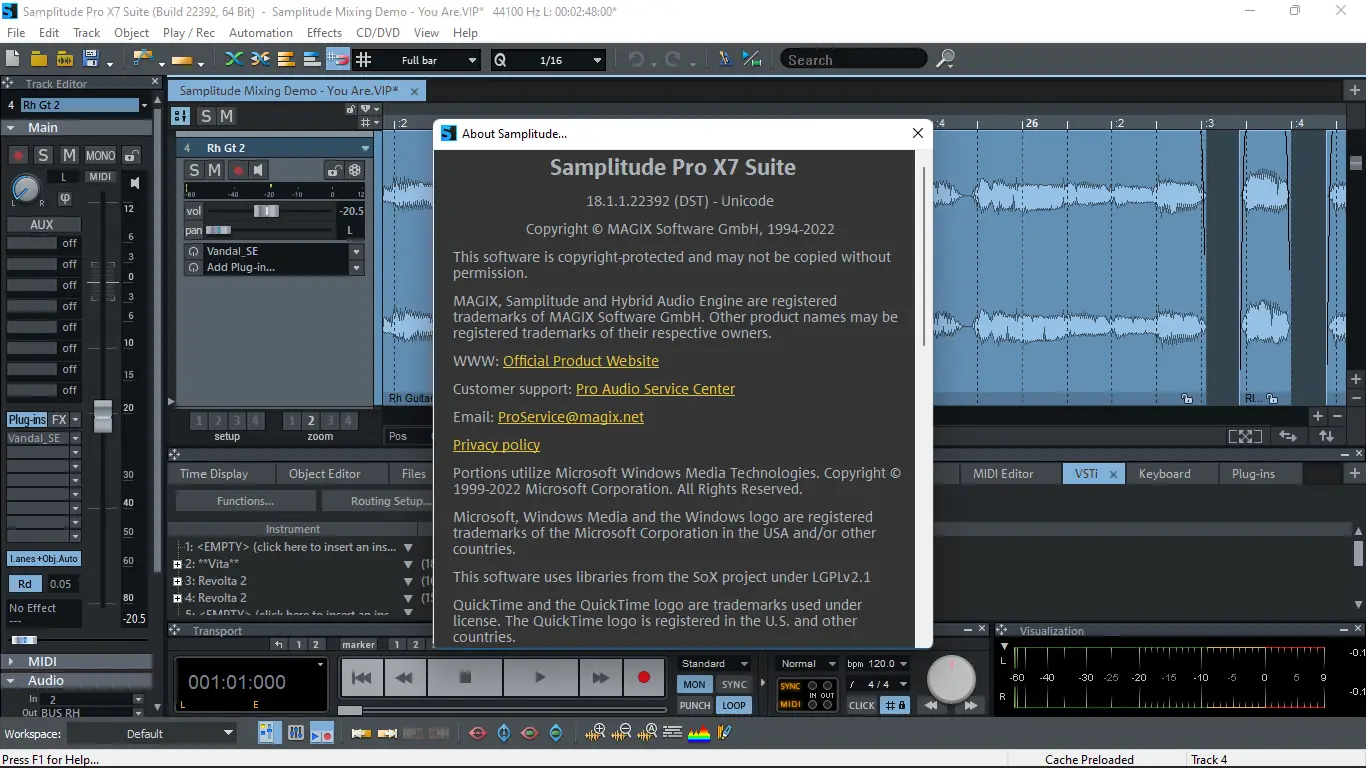 Инсталляция и активация