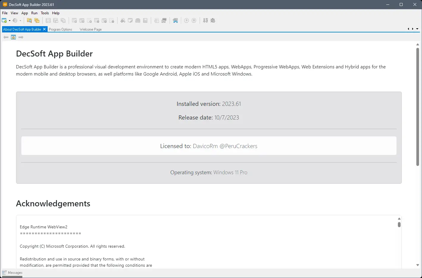 Инсталляция и активация